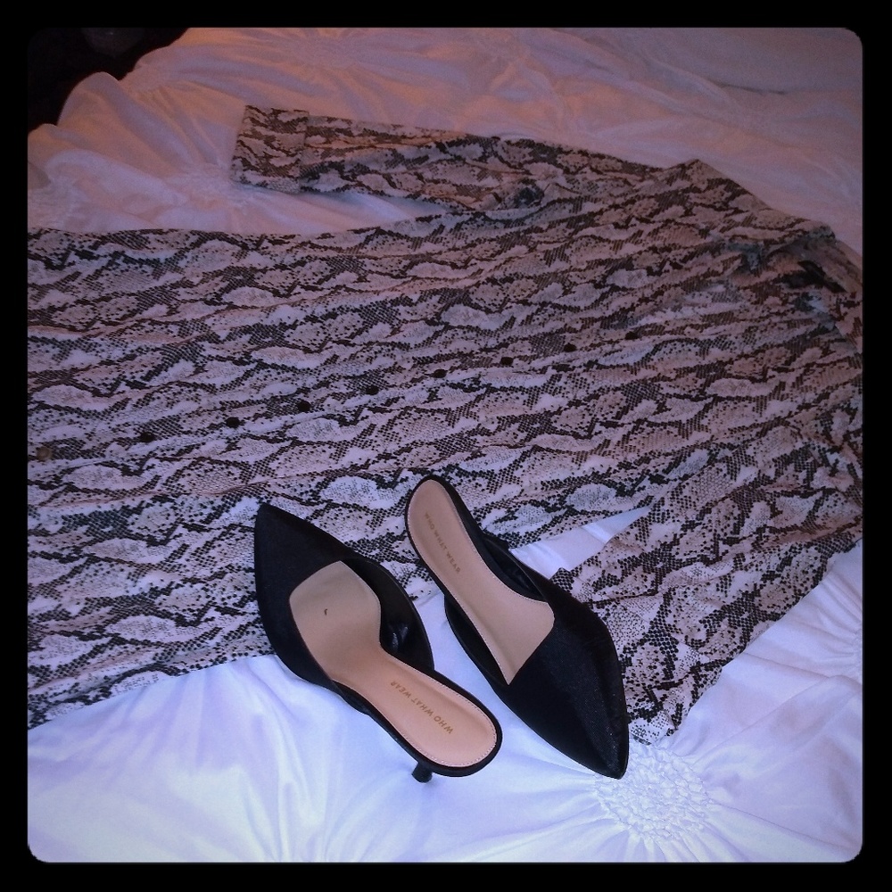 SOLD INC button down dress